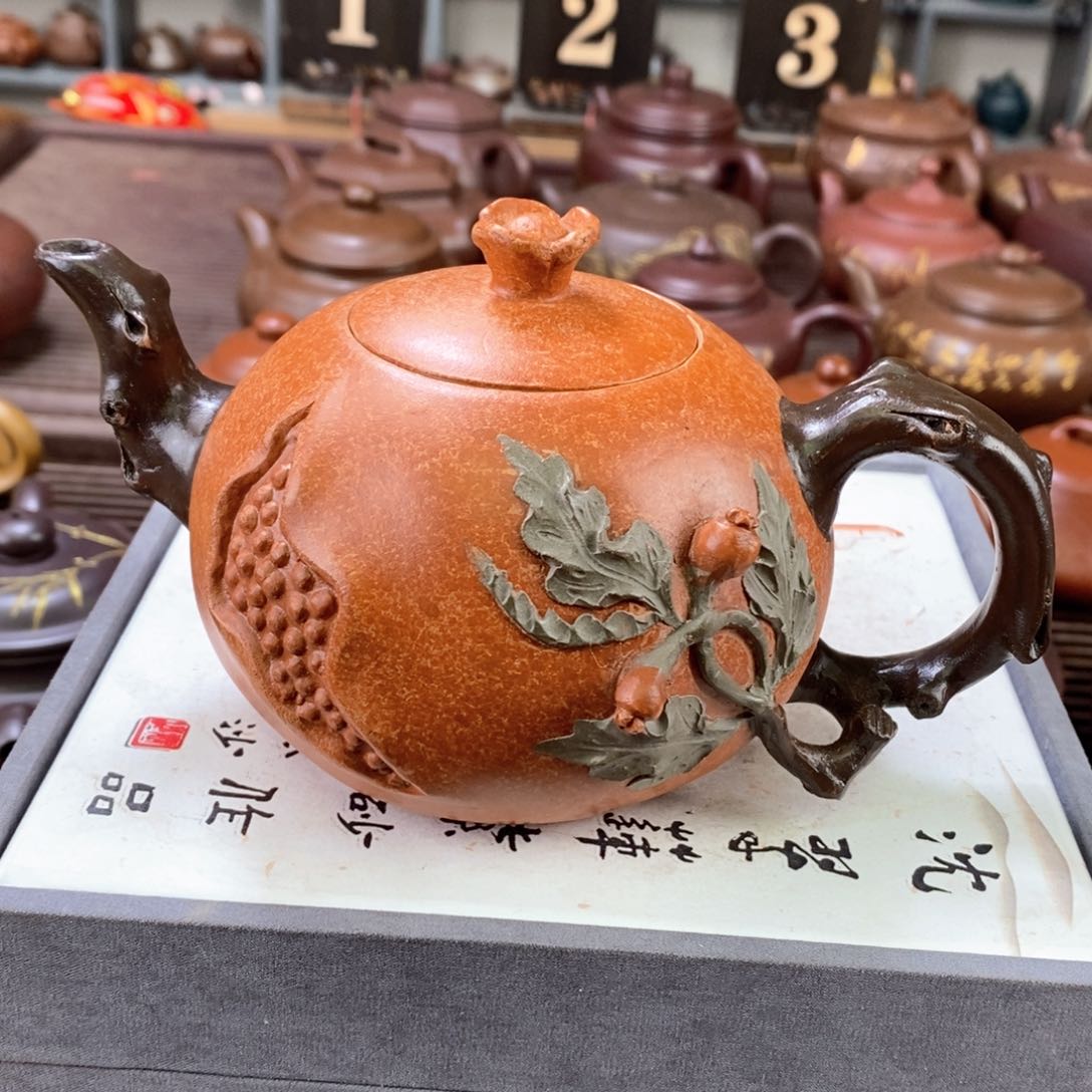 紫砂茶壶原矿手工150
