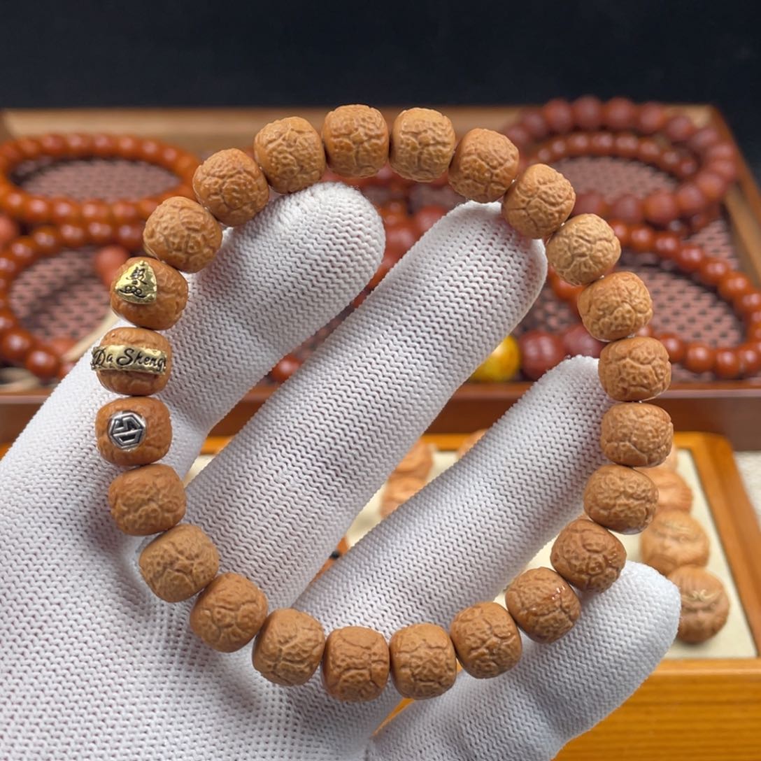 猴头核桃手串3标款饕餮全品无瑕手工