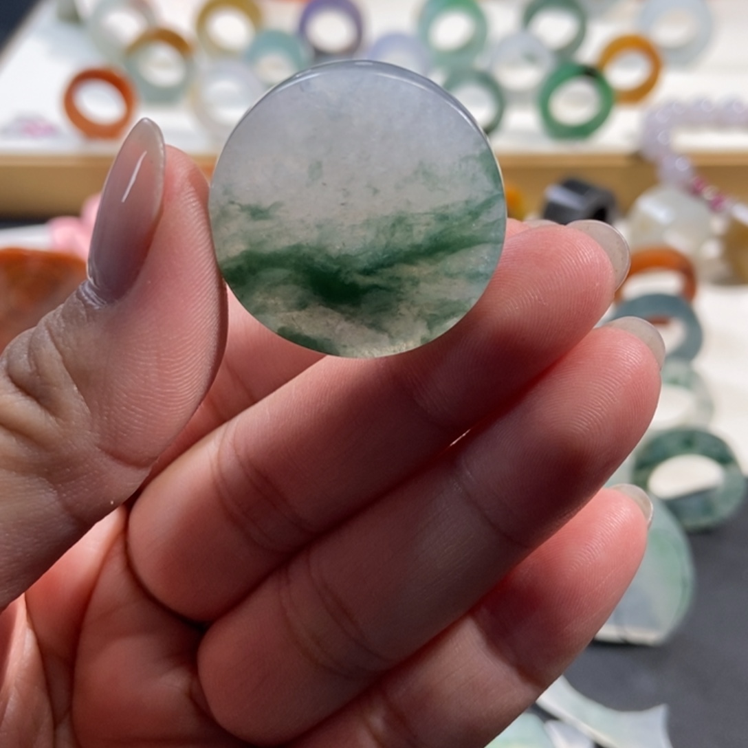 平***g定制翡翠未镶嵌翡翠