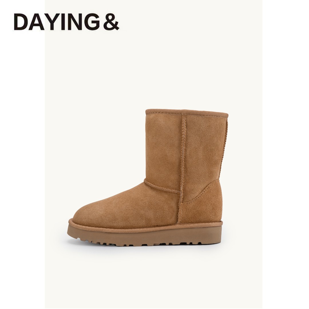 【羊皮毛-皮毛一体】5825-2.5CM桑坡高级舒适保暖冬季雪地靴