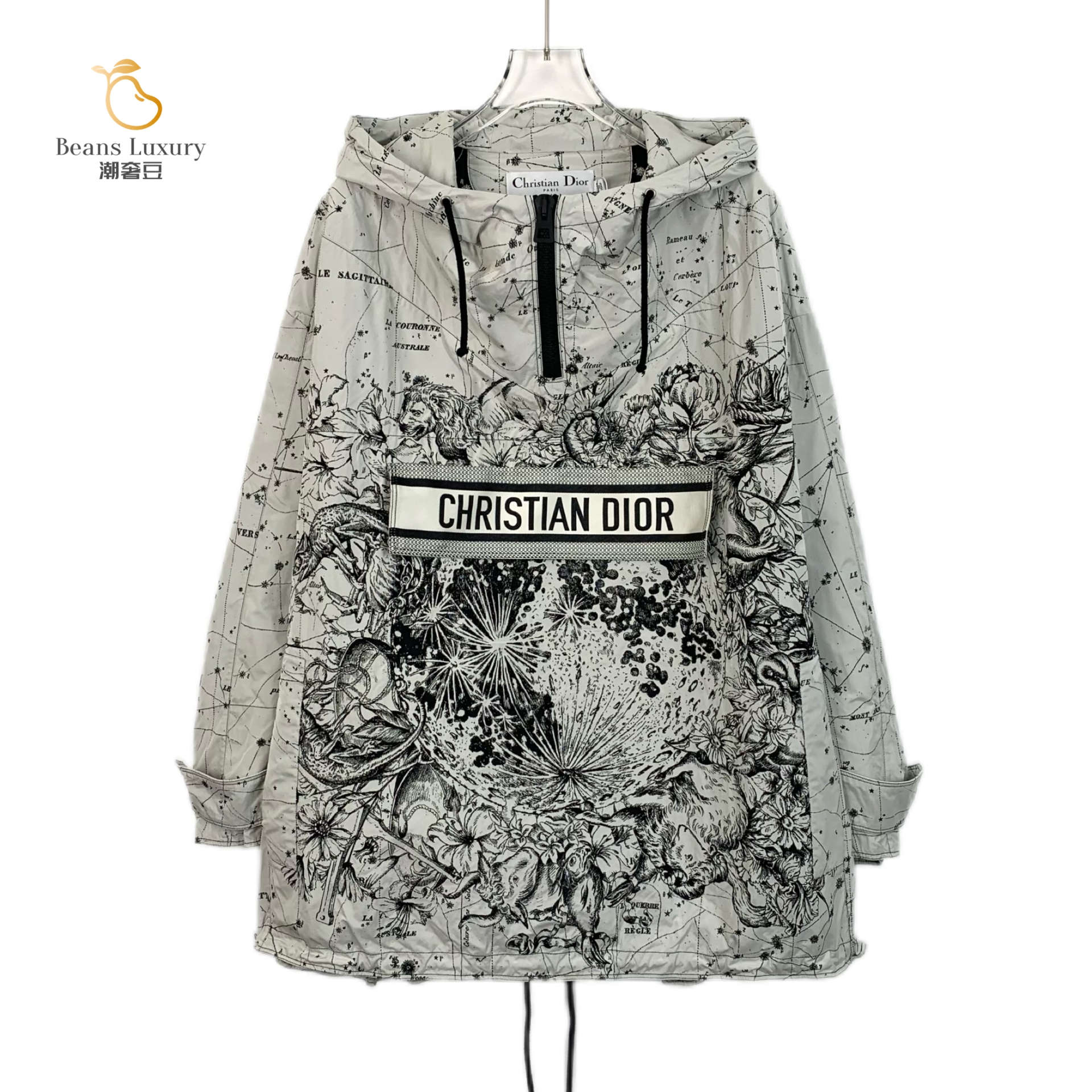99新 DIOR/迪奥 潮奢豆 严选/拼色logo字母刺绣动物外套/H13147