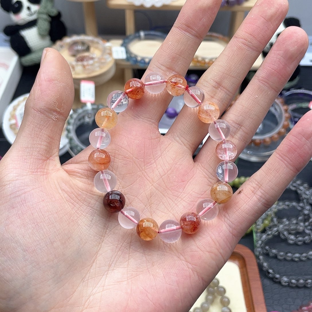 水晶手链未镶嵌红浇花