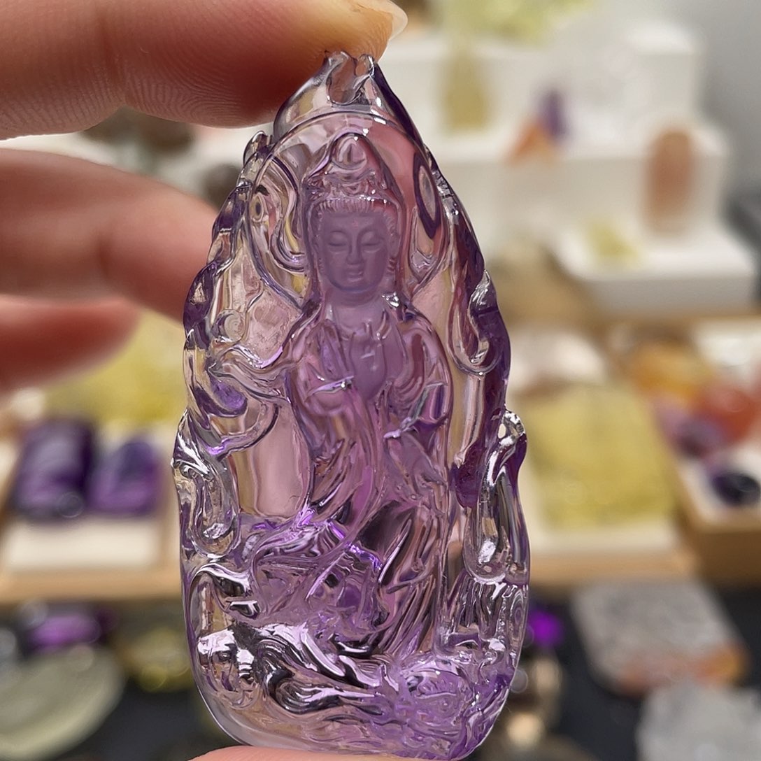 水晶颈饰未镶嵌定制