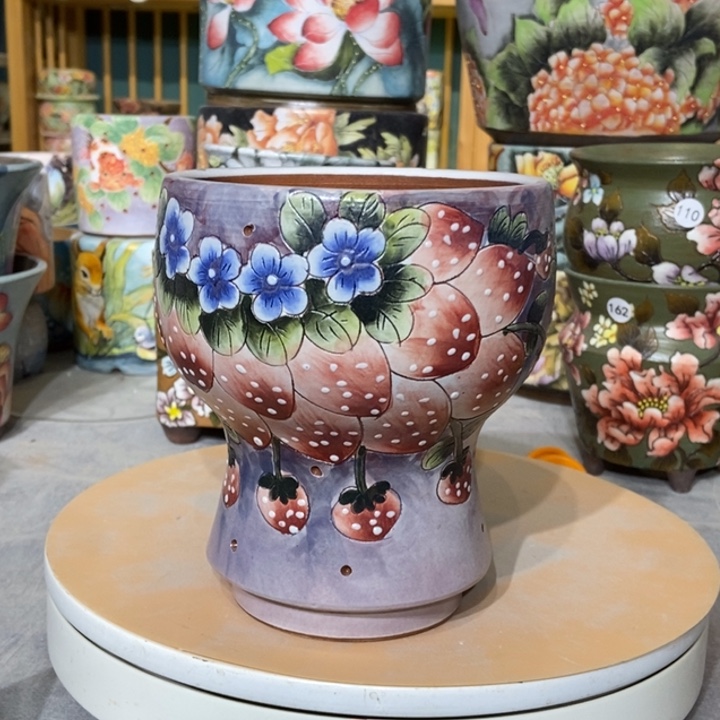 红陶景德镇艺术手绘作品