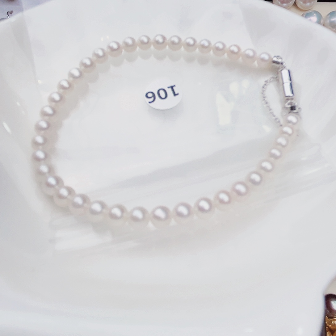 银S925镶嵌淡水珍珠耳饰