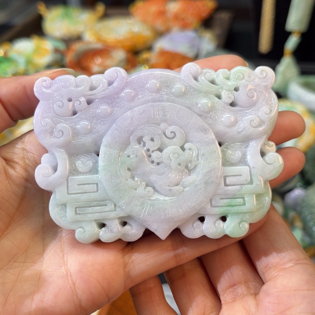 翡翠颈饰未镶嵌待编款