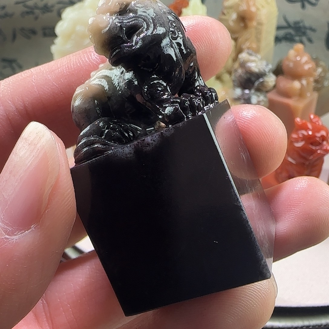 玄***明印石昌化石老挝石保利石
