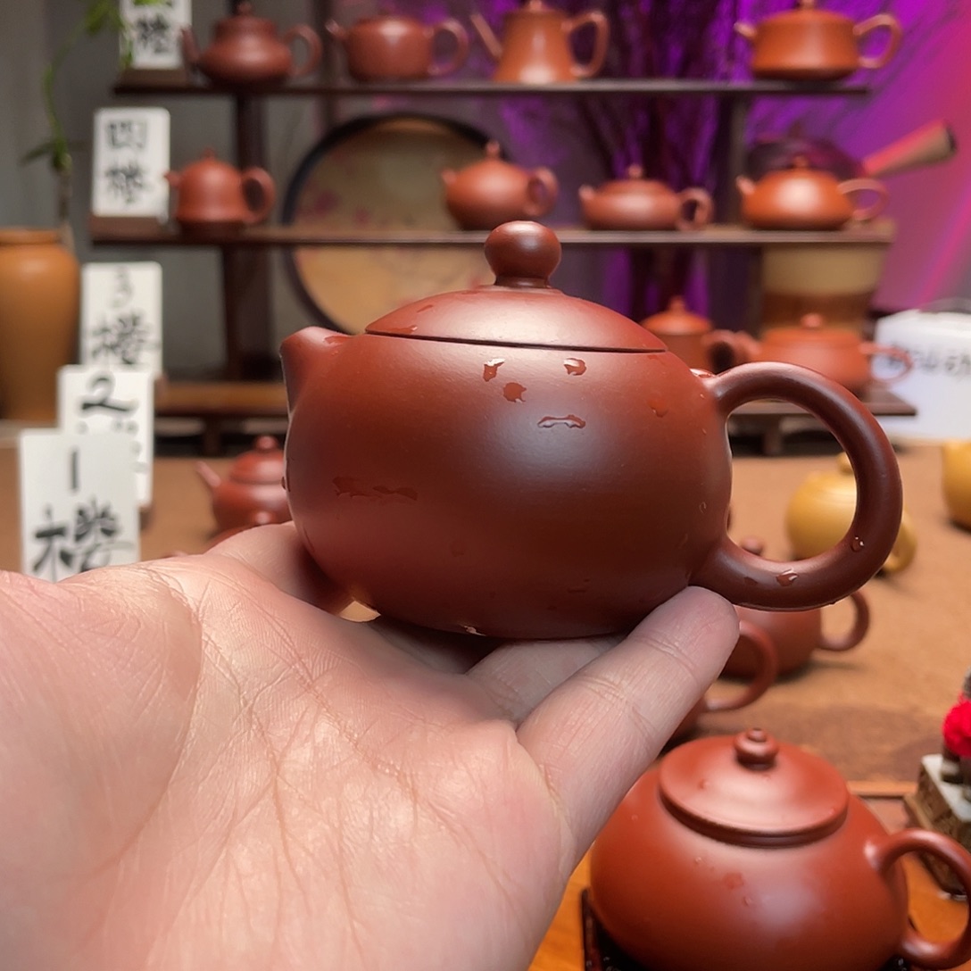 紫砂茶壶青**鹿西施120cc手拉壶
