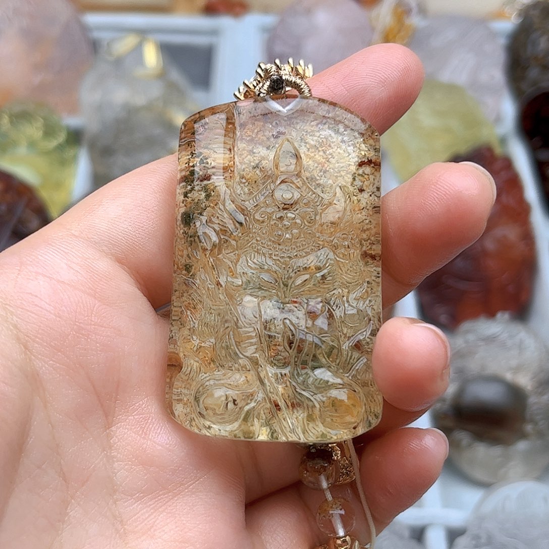 水晶吊坠(不含链)未镶嵌
