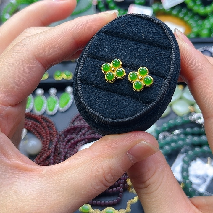 和田玉银S925镶嵌颈饰