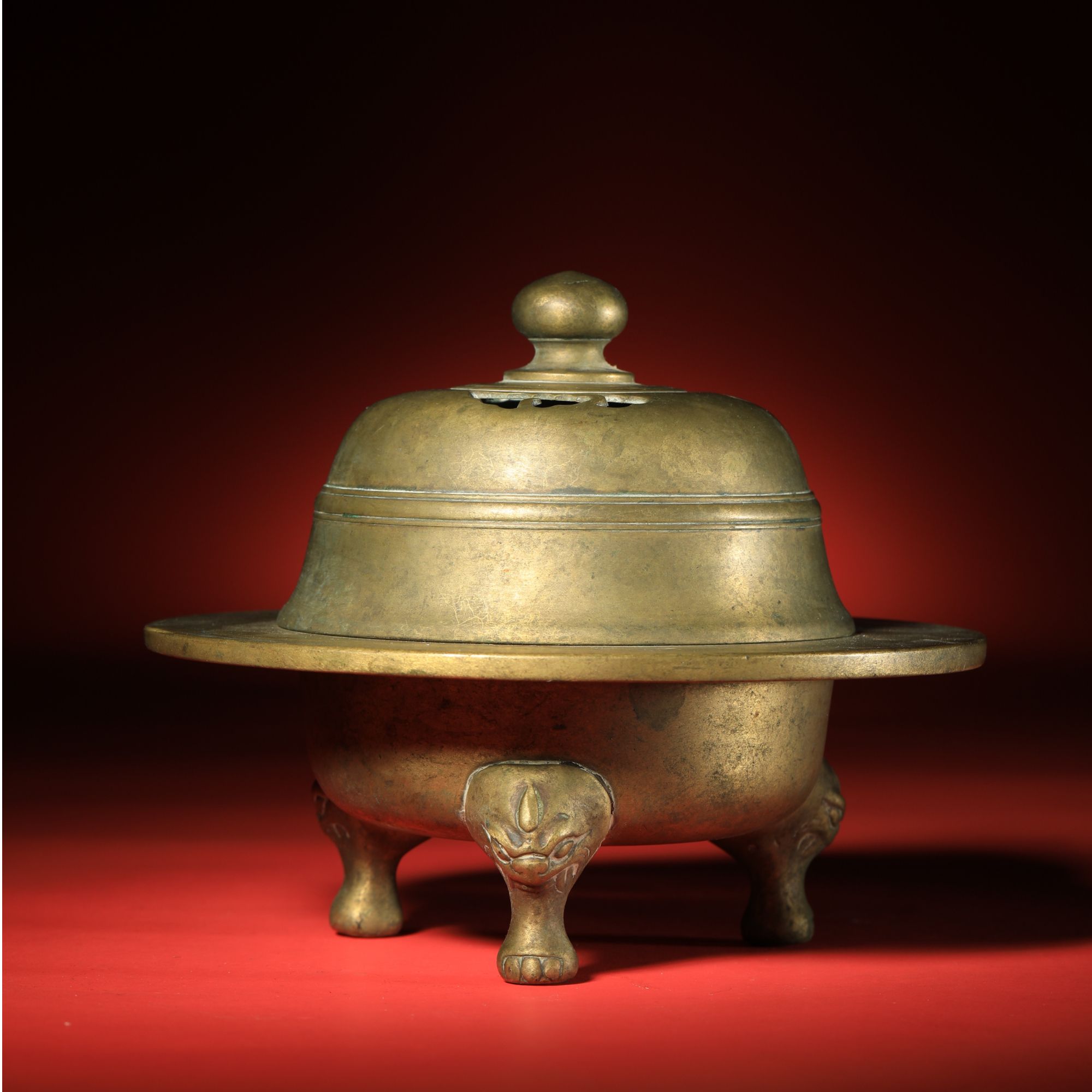 【2月17日古董拍卖】3508 清 兽足小炉