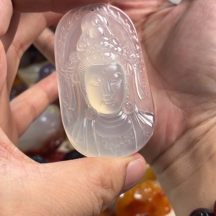 玛瑙/玉髓未镶嵌吊坠(不含链)