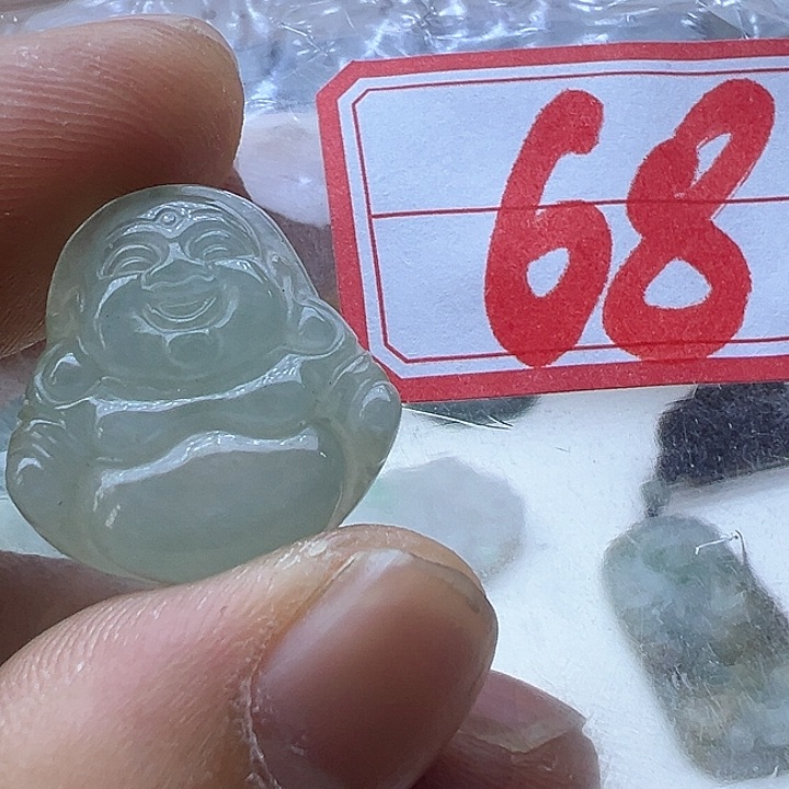 翡翠颈饰未镶嵌天然缅甸翡翠吊坠