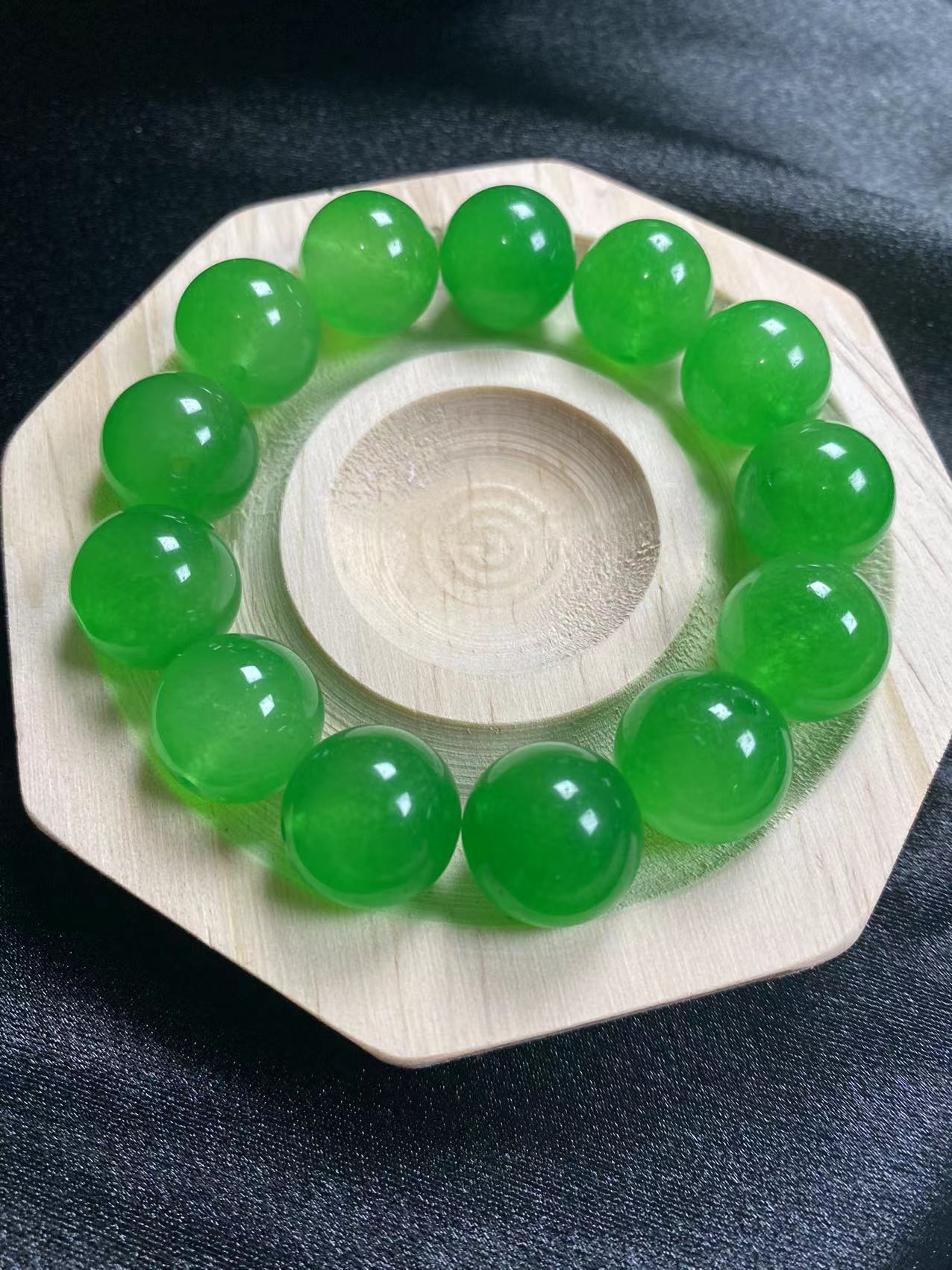 卡14+冰绿珠子（1颗）散珠批发手串多样性发货