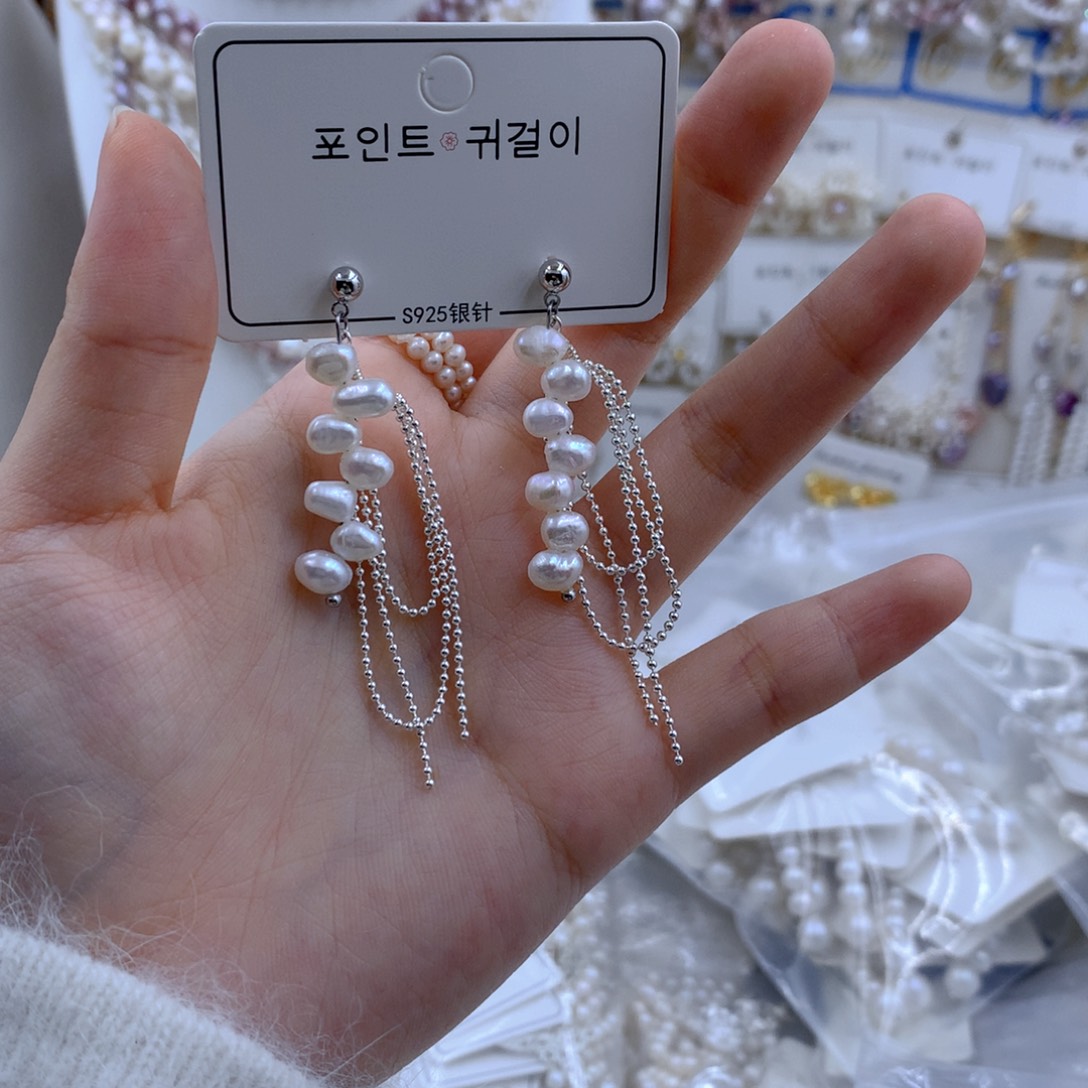 颈饰合金淡水珍珠