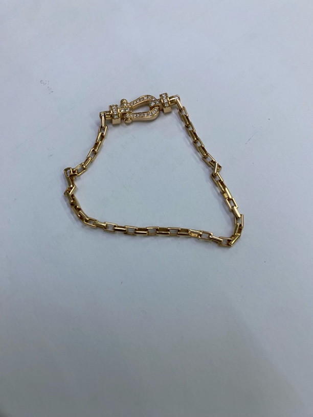 18 K金钻石手链18 K金