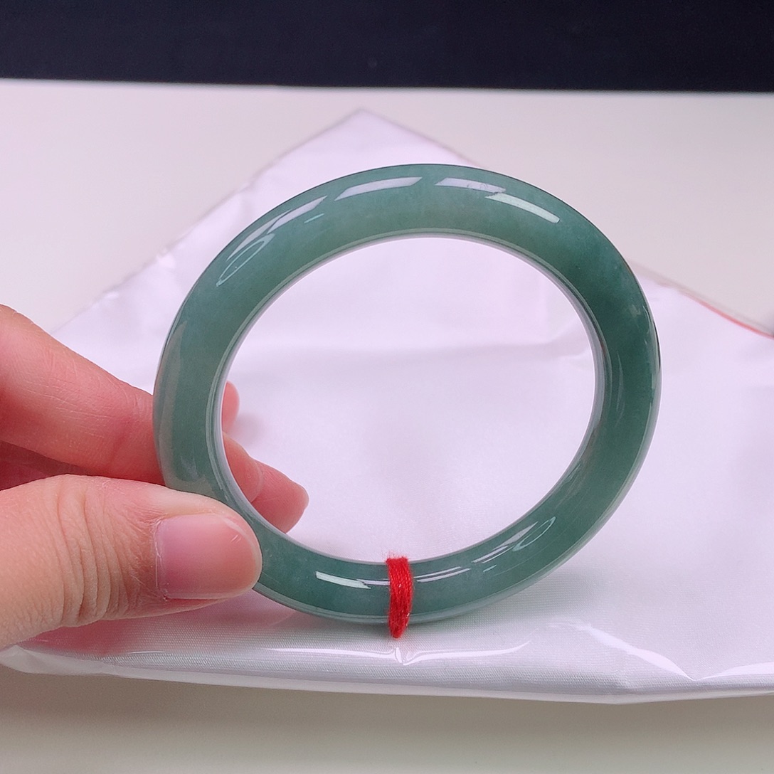 翡翠手镯未镶嵌54圆条