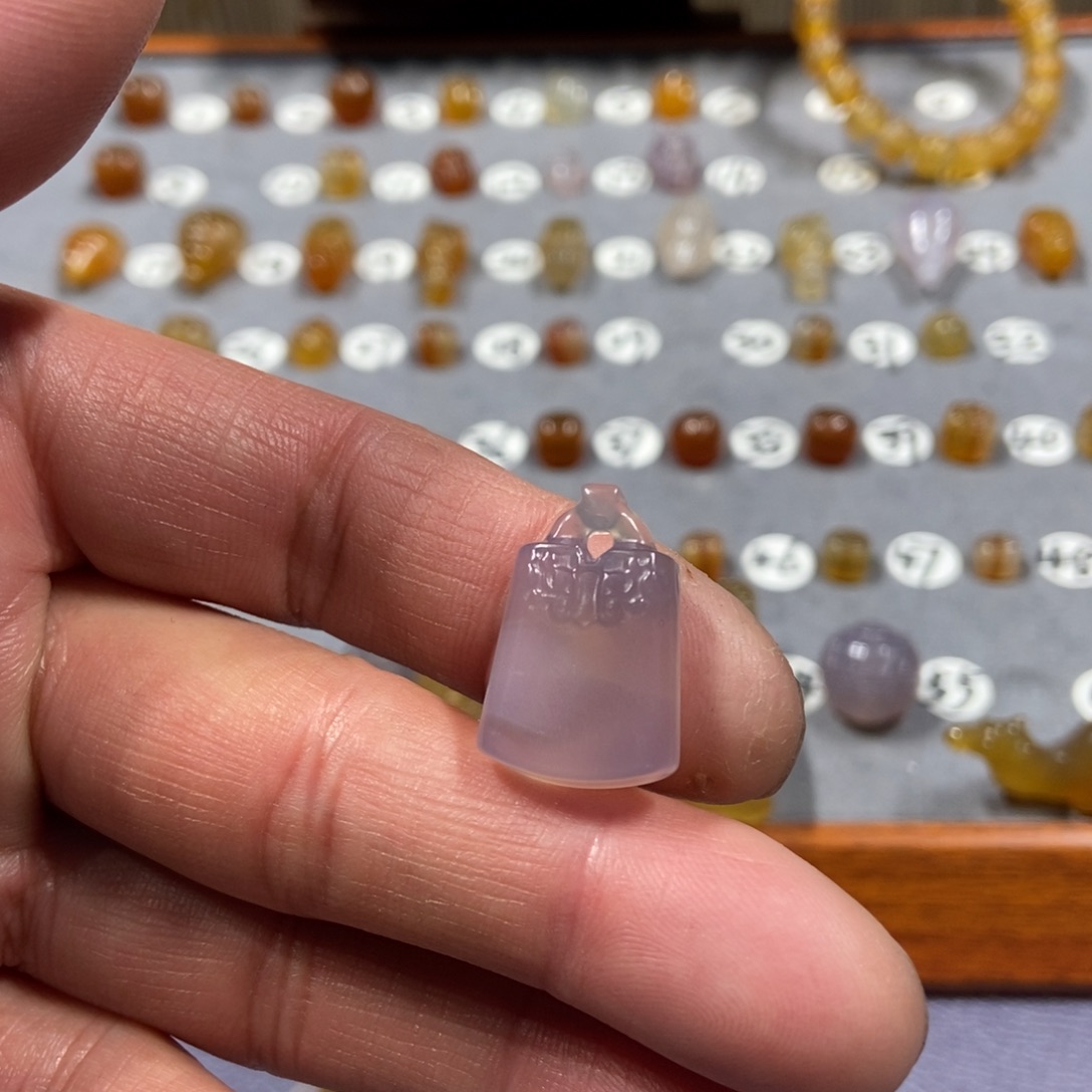 大***烟玛瑙/玉髓合金颈饰锁