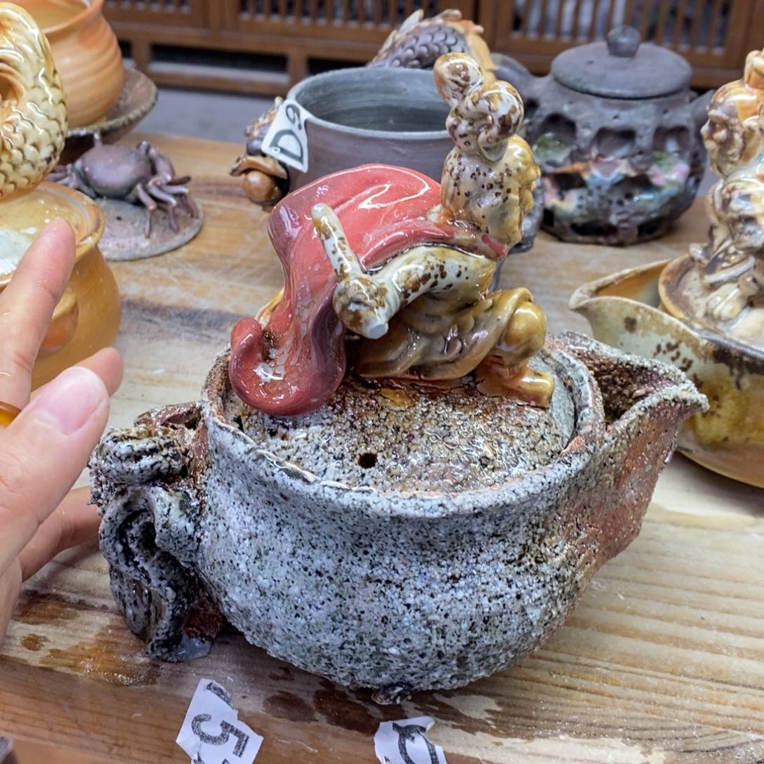 陶园柴烧 精品高货986瑕疵磕到了