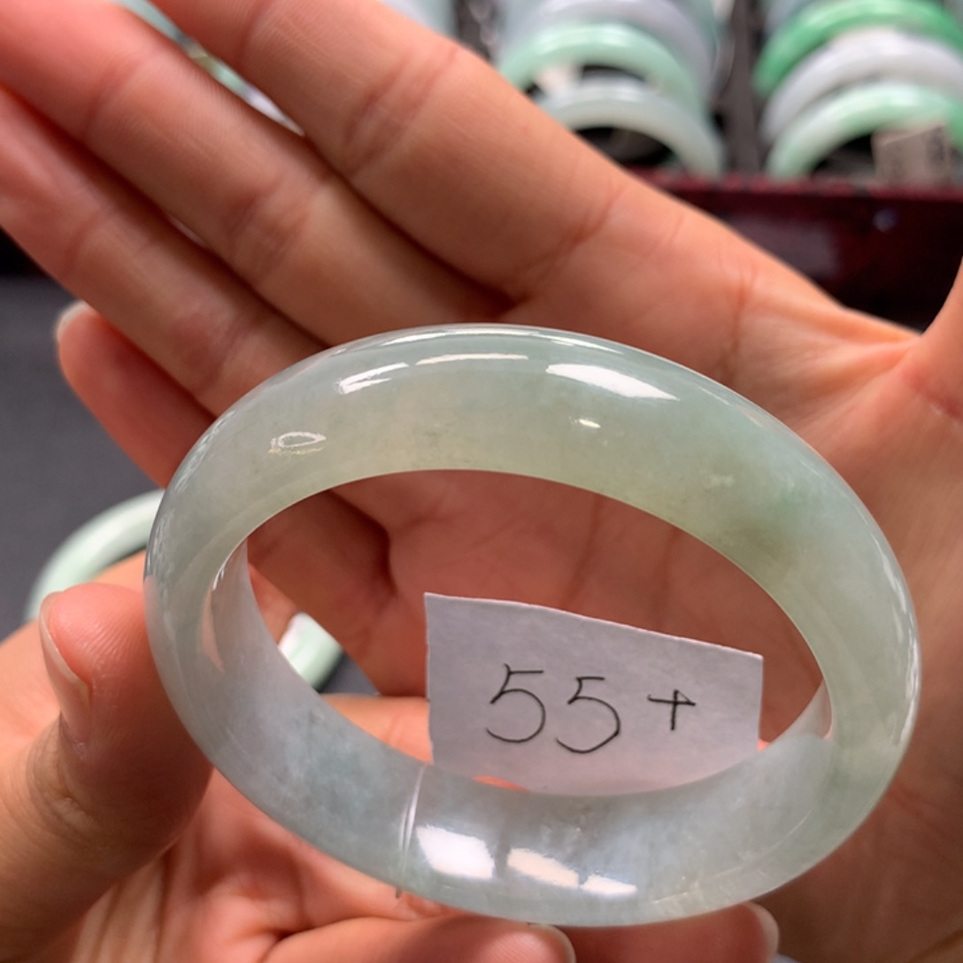 未镶嵌手镯翡翠胖*手镯