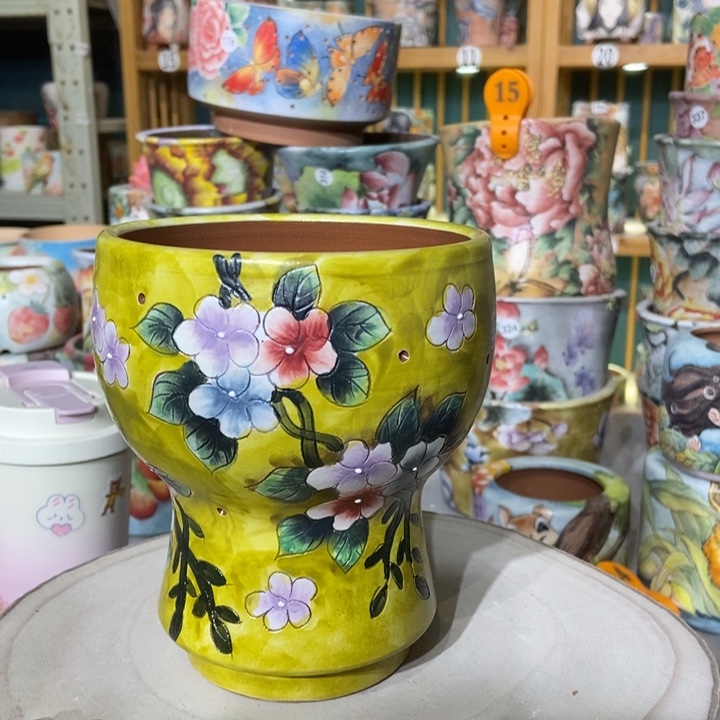 红陶景德镇艺术手绘作品