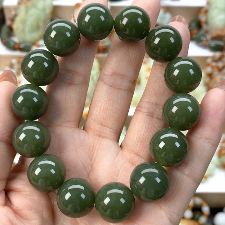 【闪购商品】透闪石质玉手串未镶嵌