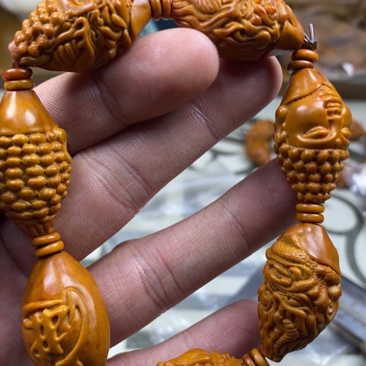 橄榄核手串/手链橄榄核雕工艺手串