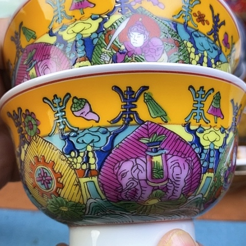 景德镇陶瓷藏式茶碗