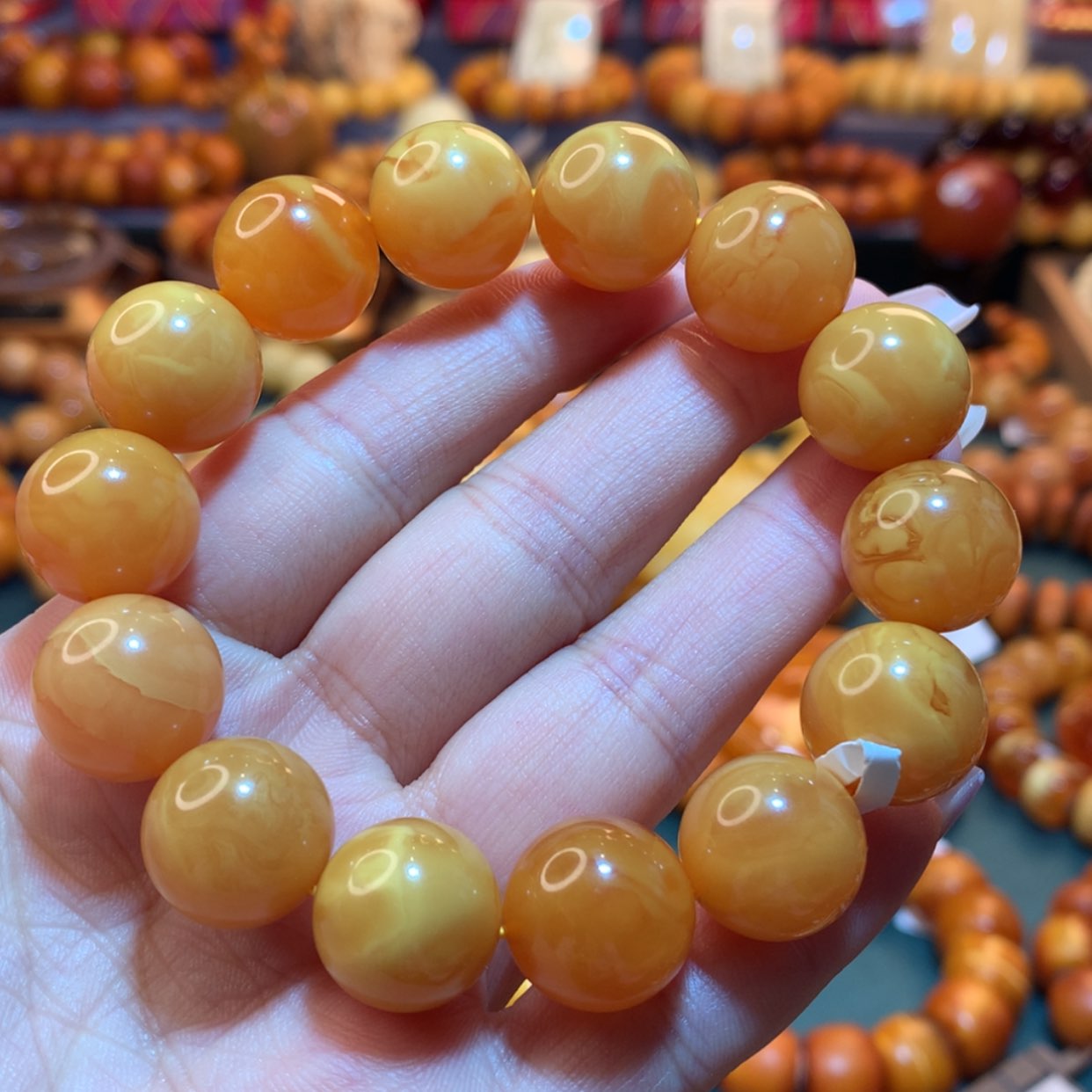 【闪购商品】蜜蜡手串未镶嵌蜜蜡手串