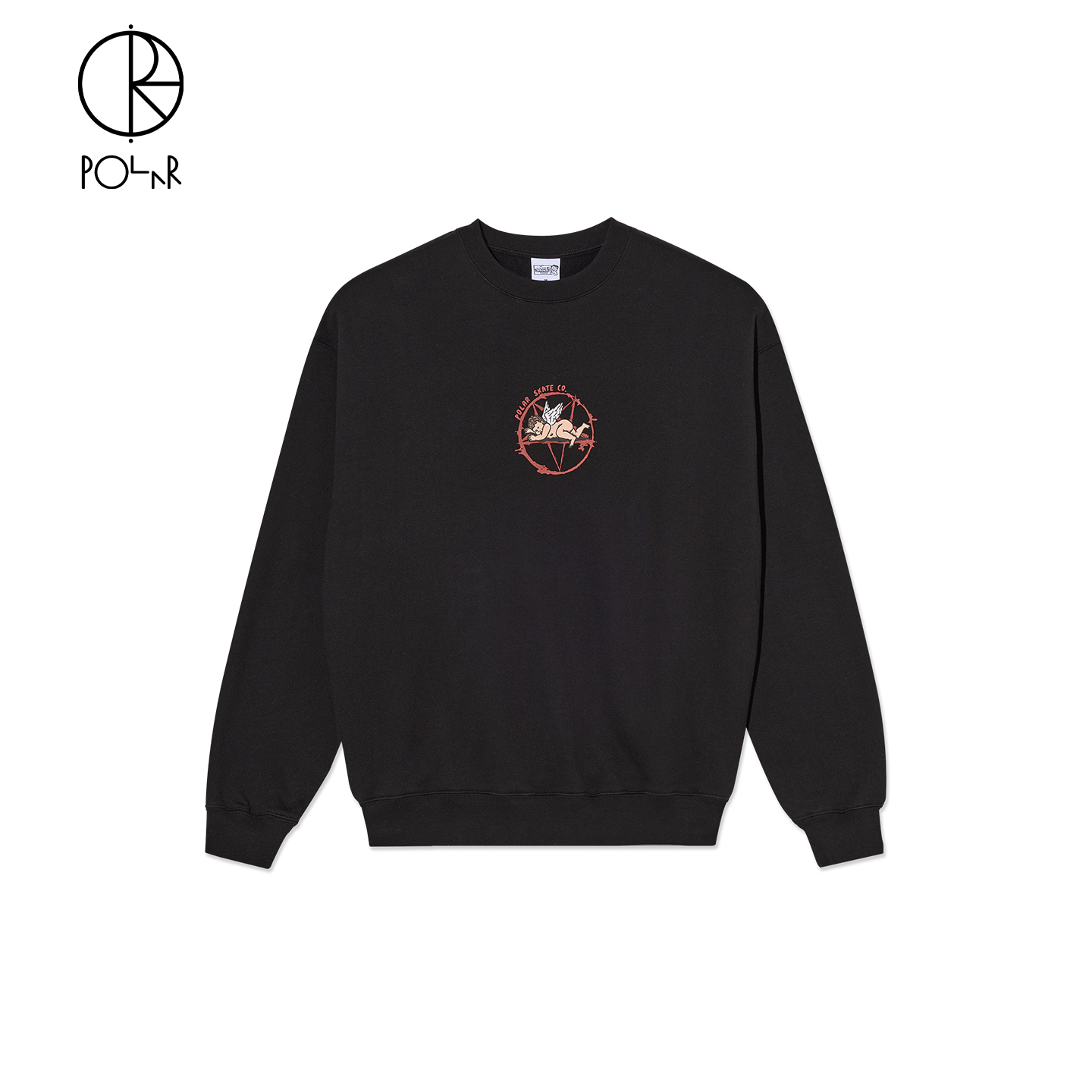  Polar Skate Co Sac Dave Crewneck 宽松重磅纯棉滑板圆领卫衣男