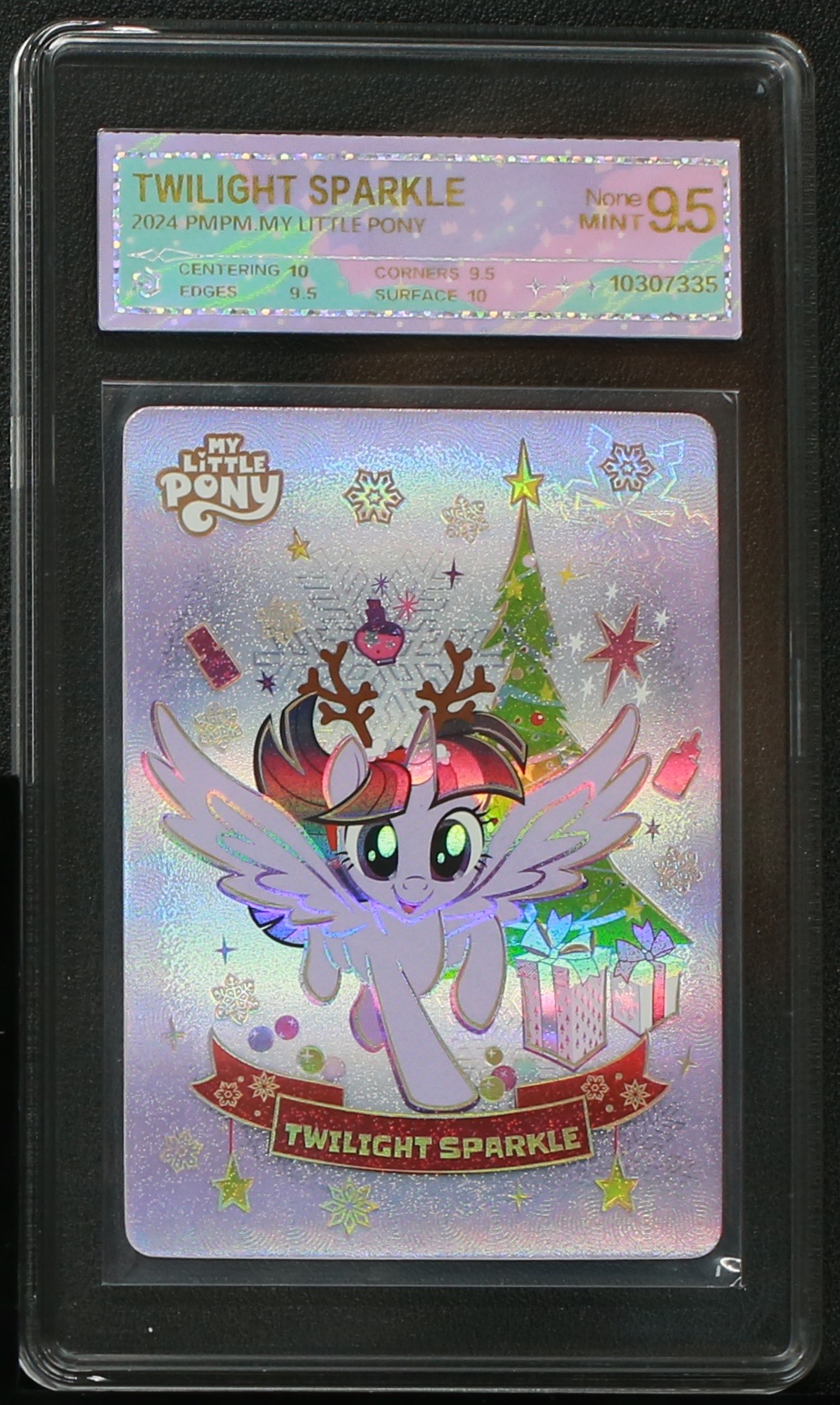 圣诞卡紫悦 评级卡牌一张