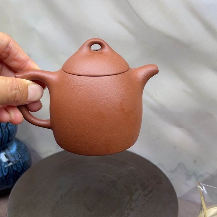 紫砂茶壶降坡秦权200c c