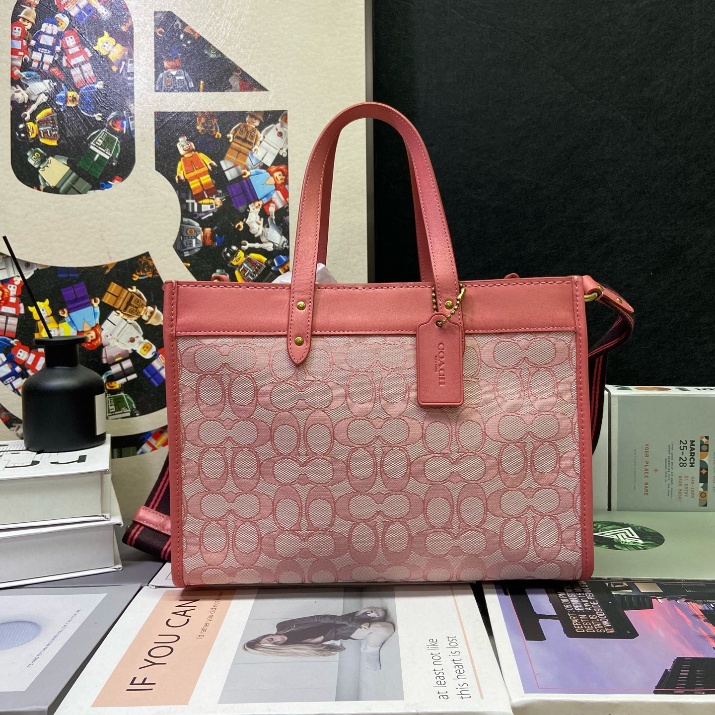 95新 COACH/蔻驰 23158斜挎包29*22