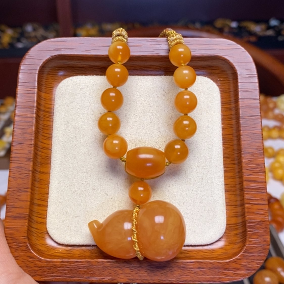 【闪购商品】蜜蜡颈饰未镶嵌项链