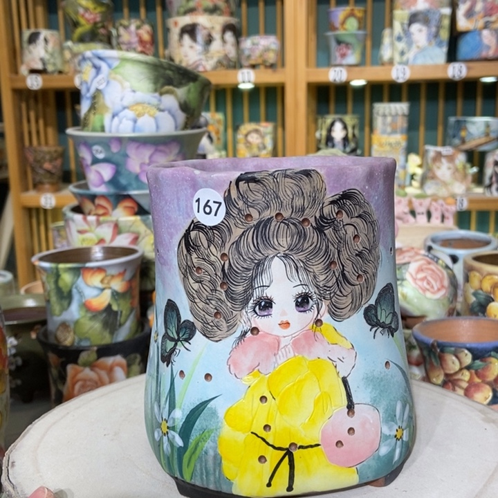 红陶景德镇艺术手绘作品