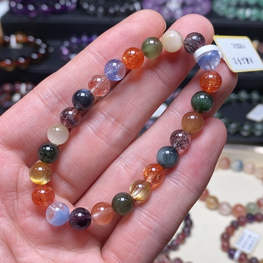 水晶手串未镶嵌手串7.0