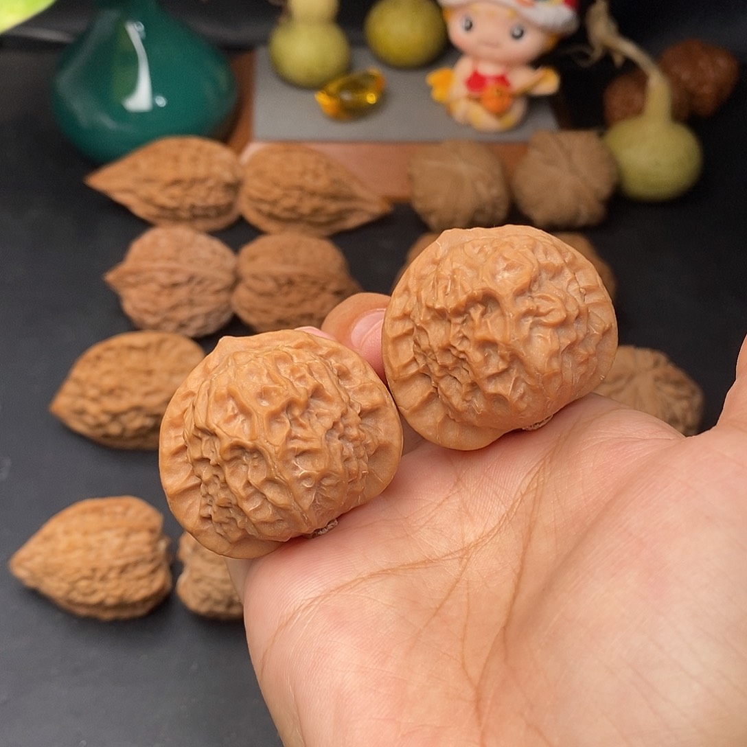 把件文玩核桃瓷娃娃全品39