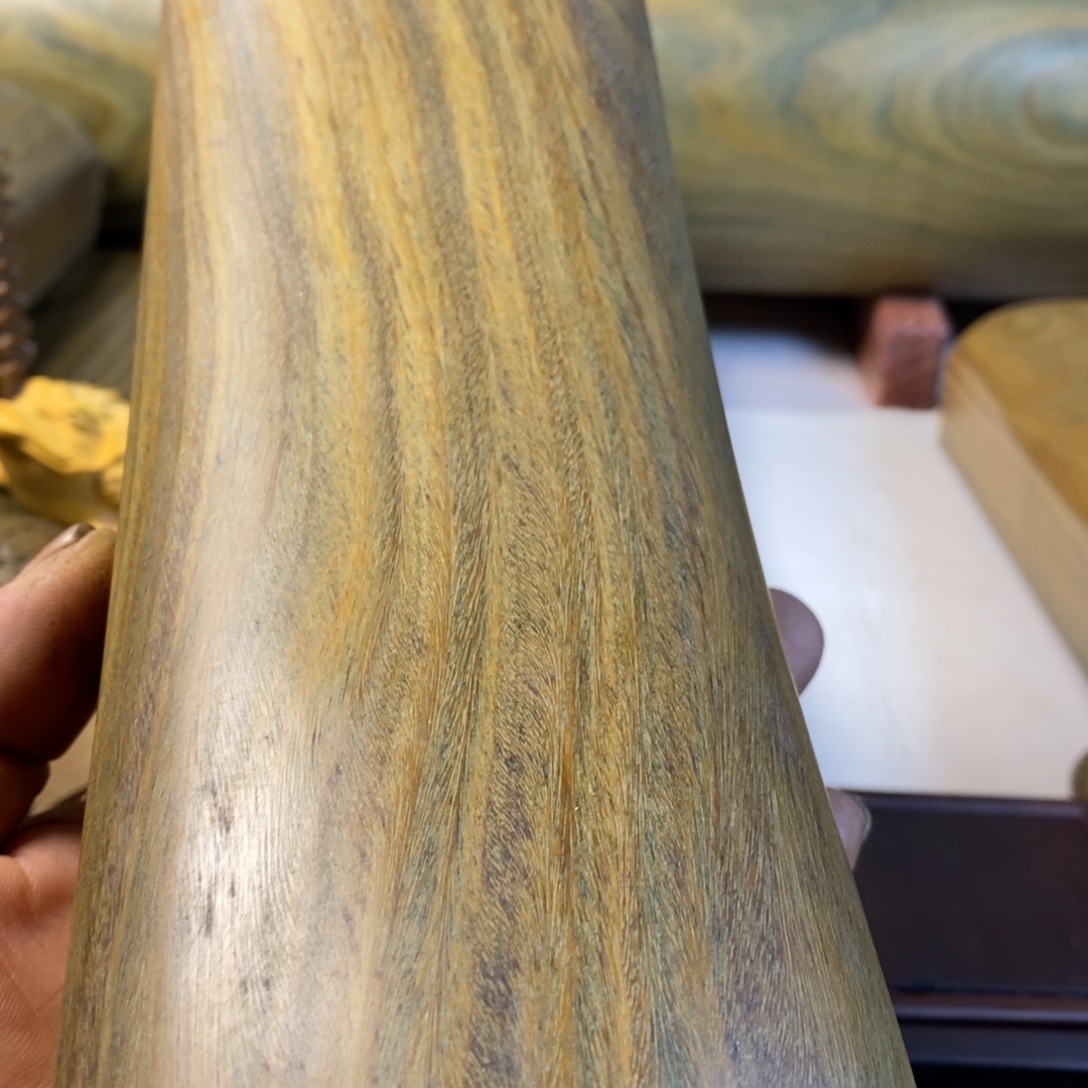 陶瓷绿檀木制工艺品180