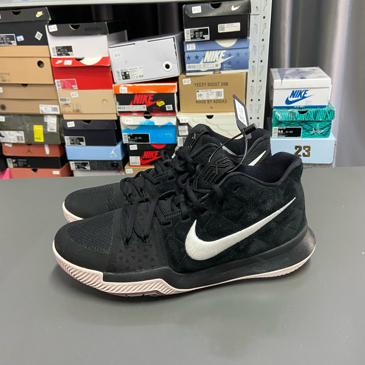 99新 MM6 44.5码 半盒 欧文3 黑麂皮 12401039   