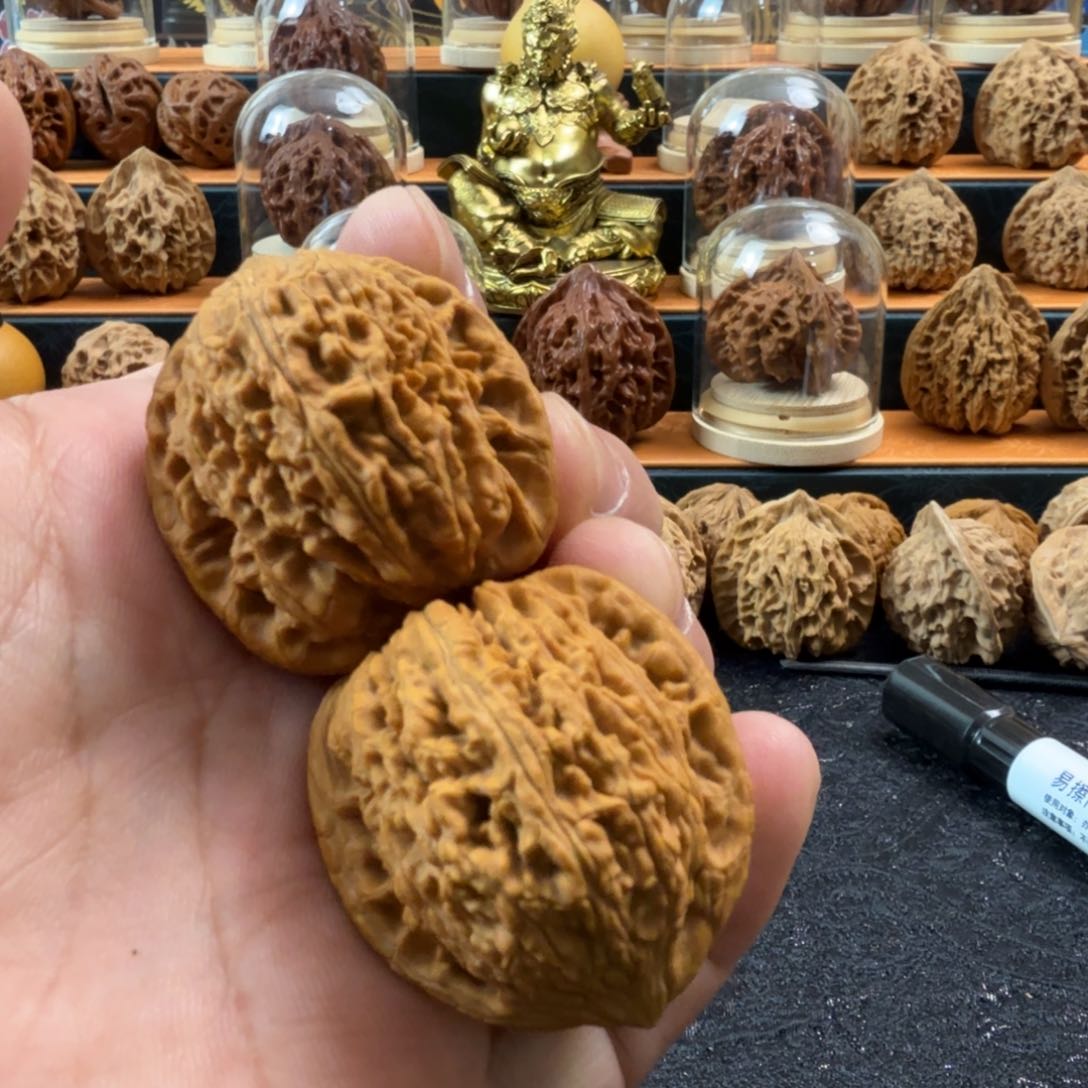 猴头核桃把件文玩核桃 蓟县绣球