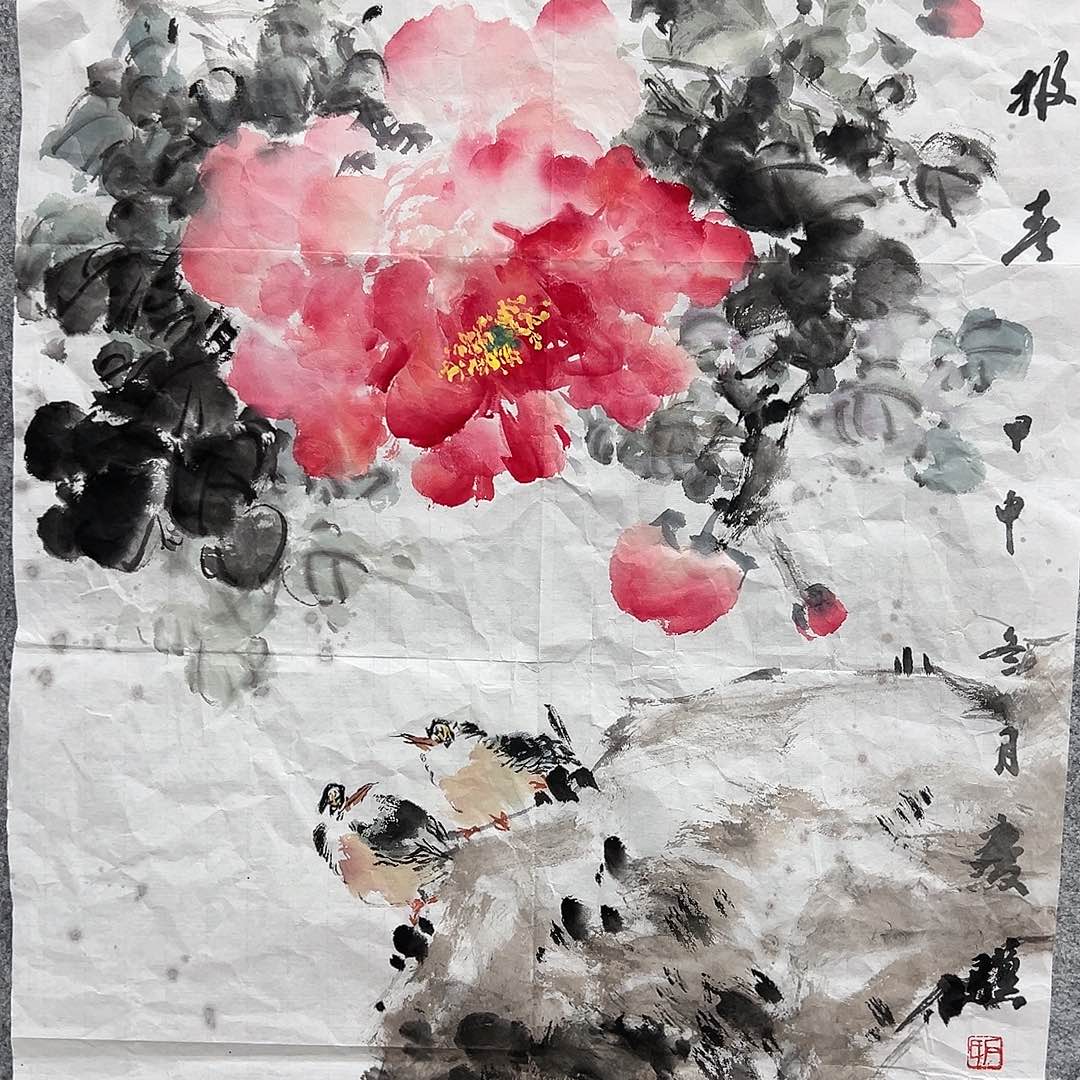 绘画韩江书画石庆骥