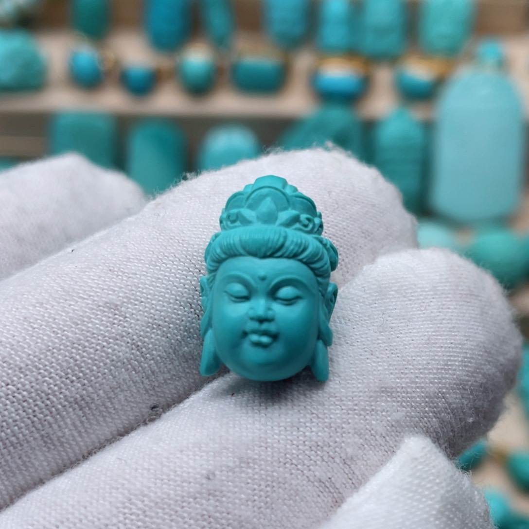 绿松石珠宝奇石未镶嵌