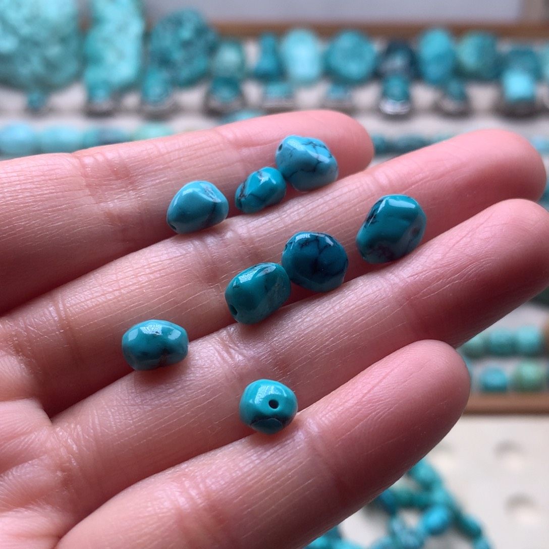 未镶嵌绿松石挂件老*