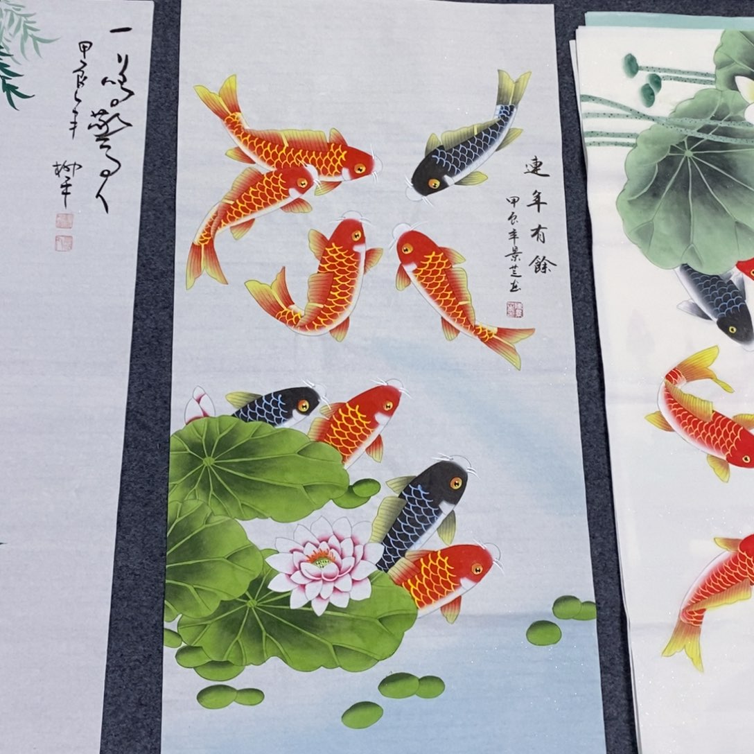 国画尺寸100✖️50三尺画画画