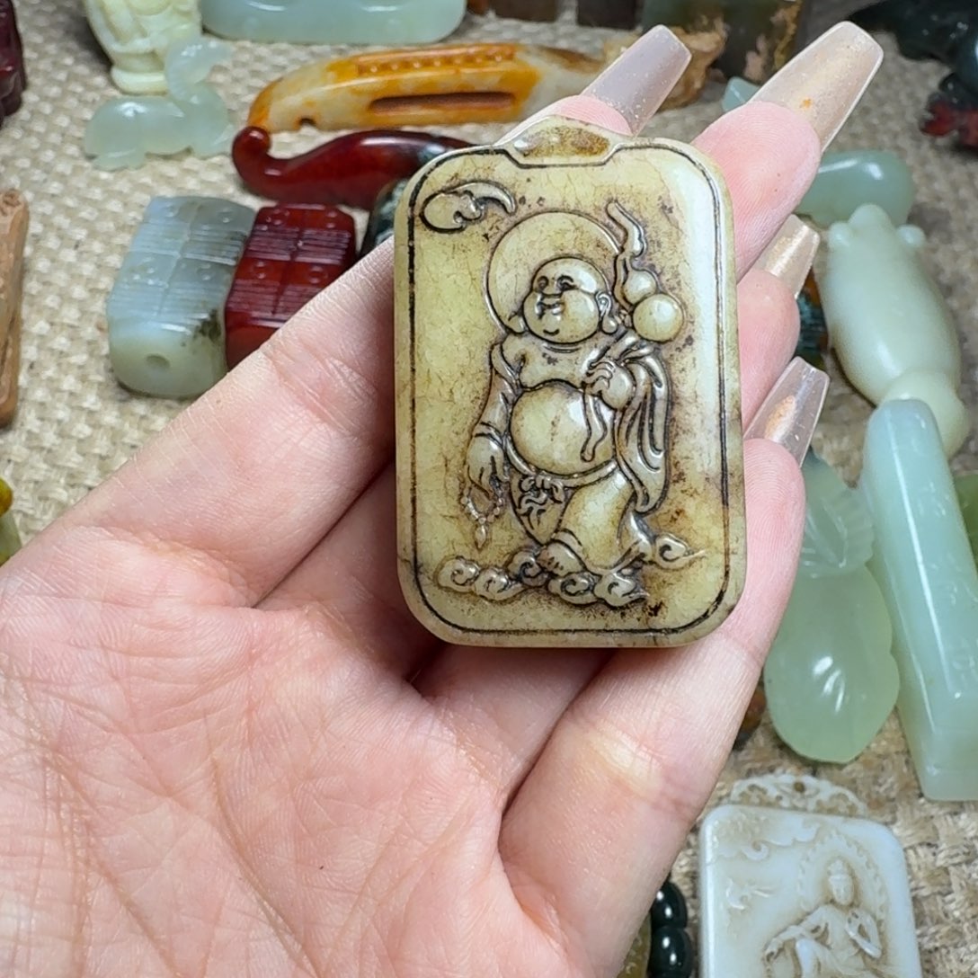 吊坠白玉菩提挂件