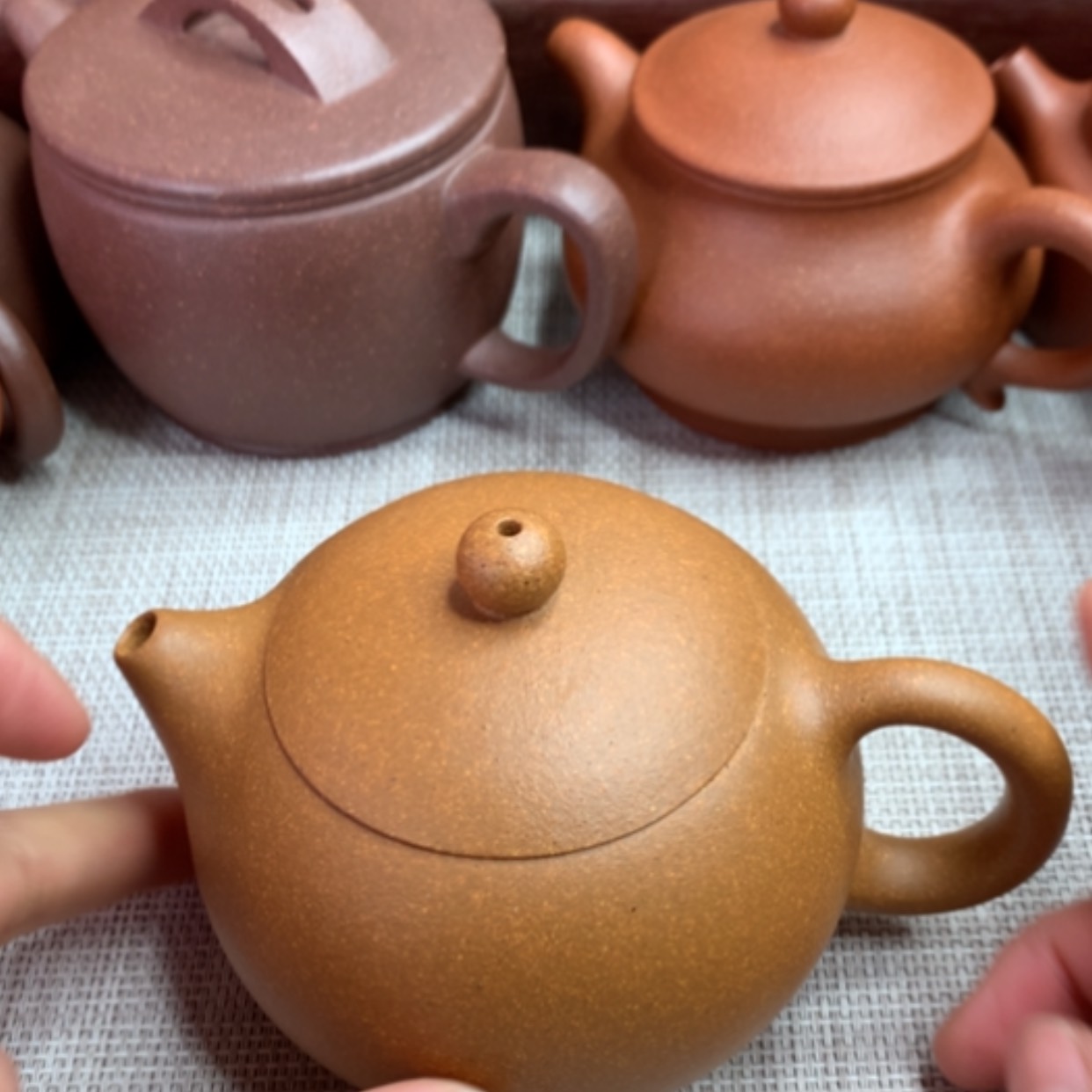 【闪购商品】紫砂茶壶260CC微瑕半手工制作