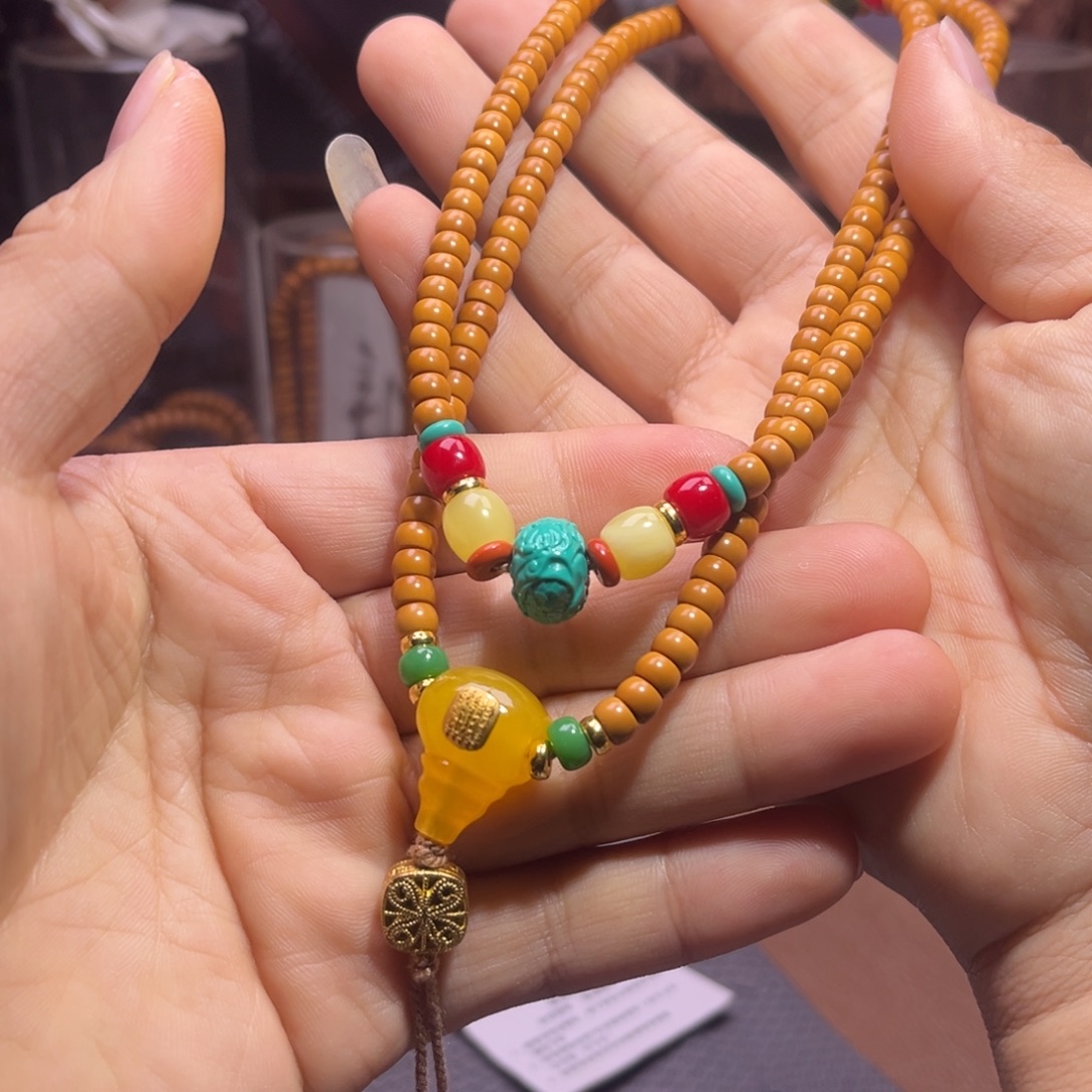 橄榄核手串/手链核尖@@5.5满配脖挂43