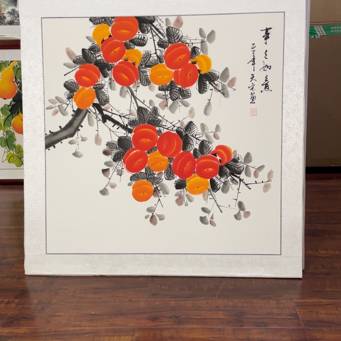 国画带框尺寸83*83厘米