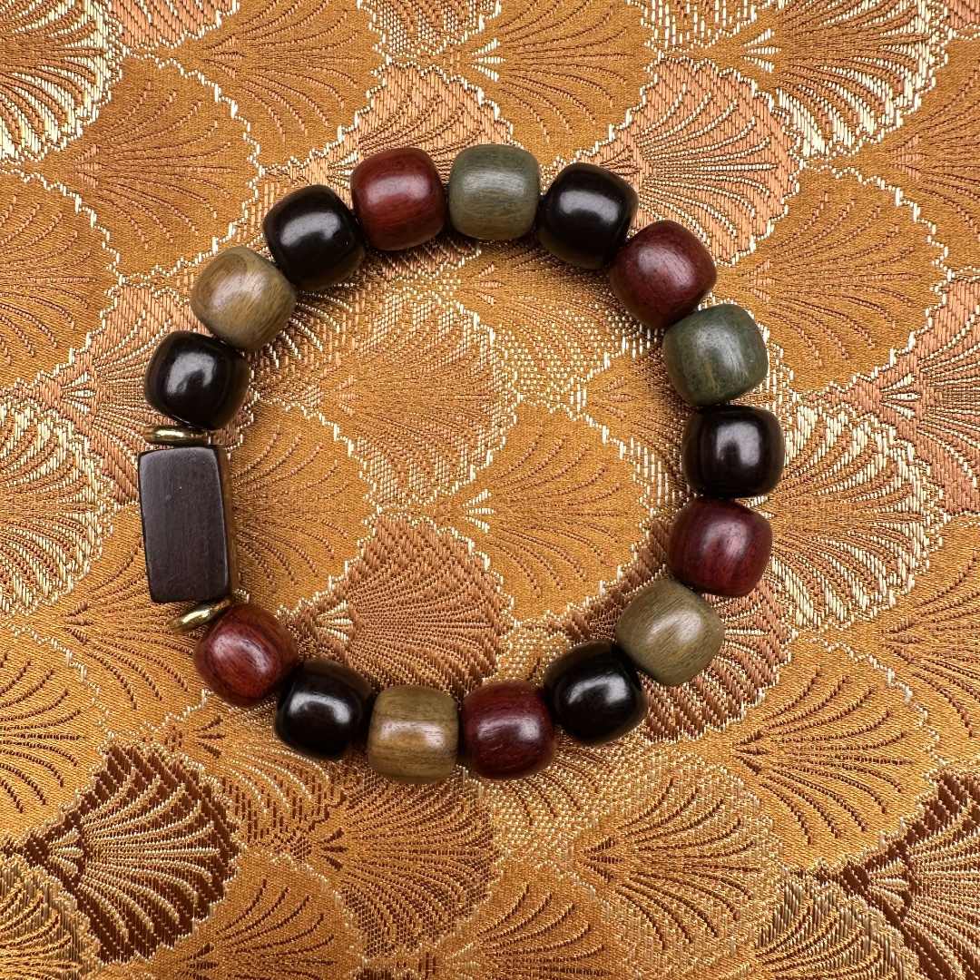非金属手链 【 炎轩文趣斋】舍得sd木质桶珠手串