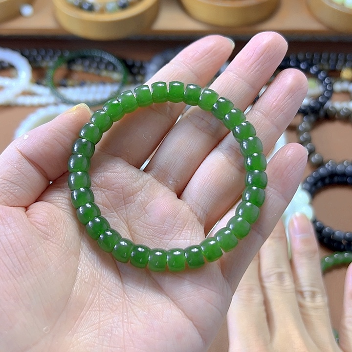 和田玉手串未镶嵌